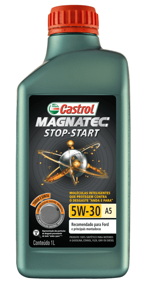 Óleo De Motor Sintético 5w30 Sn A5 Magnatec Stop-Start Castrol 1 Litro | Furlan Auto Peças
