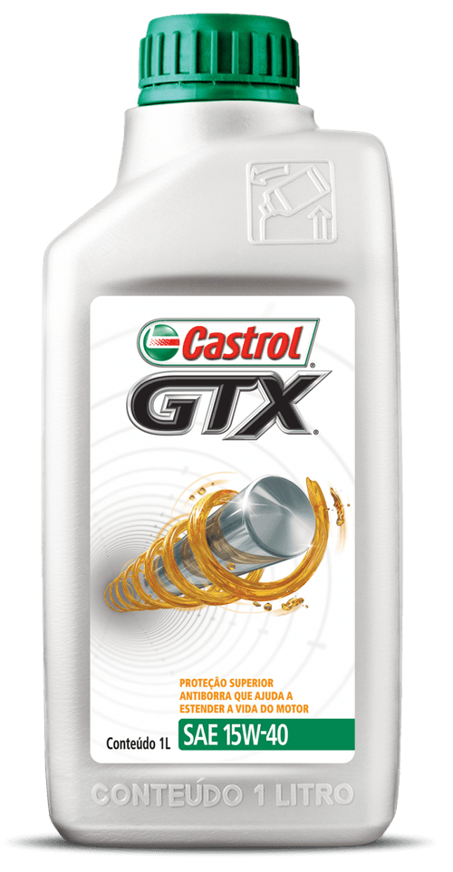 Oleo mineral Motor Sl Anti-borra 1lt / Castrol 15W40 GTX