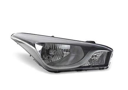 Farol Ld (masc Negra) (friso Crom) Hyundai Hb20 13-  HB20X / Arteb 160802