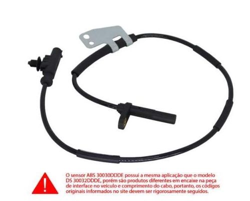 Sensor Abs Dianteiro Ld/e Gm S-10 08-11 2.4 8V FLEX 4X2 / Ds 30030DDDE