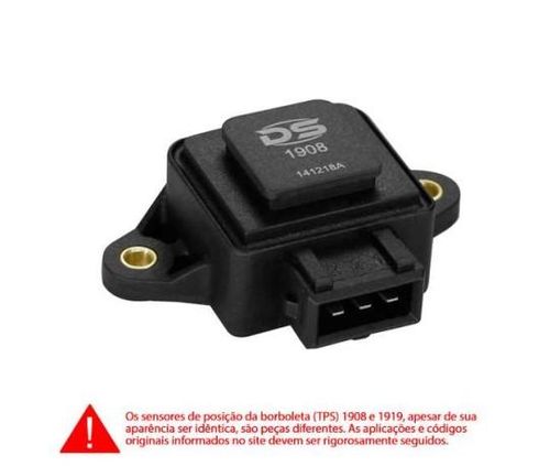 Sensor Posicao Borboleta (3 Pinos) Gm Astra 94- 1.8/2.0 8/16V ALC/GAS / Ds 1908