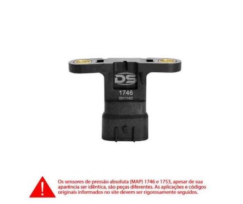 Sensor Pressao Absoluta (map) Toyota Hilux Sw4 05- 2.5/3.0 16V SRV DIESEL TURBO / Ds 1746