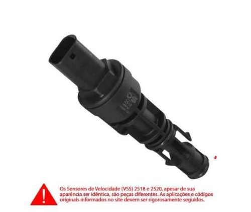 Sensor Velocidade (3 Term) (8 Pulsos) Renault Clio 99-08 1.0/1.6 16V FLEX GAS / Ds 2518