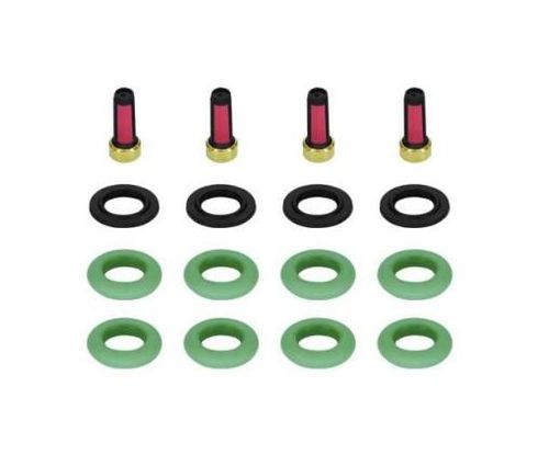 Kit Filtro Bico Injetor (4 Filtros) (12 Aneis) Gm Corsa -18 1.0 8V FLEX / Ds 1267