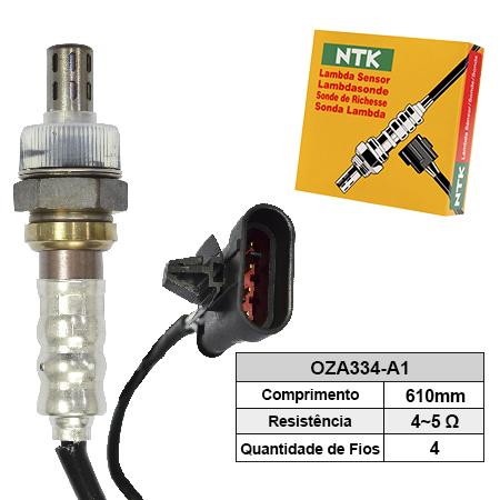 Sonda Lambda ( Pre) Fiat Palio 00- 1.6 16V / Ntk OZA334A1
