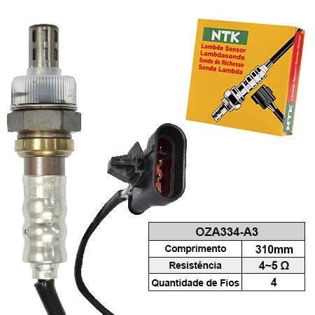 Sonda Lambda (pre) Fiat Palio 00- 1.0/1.3 8V FIRE / Ntk OZA334A3
