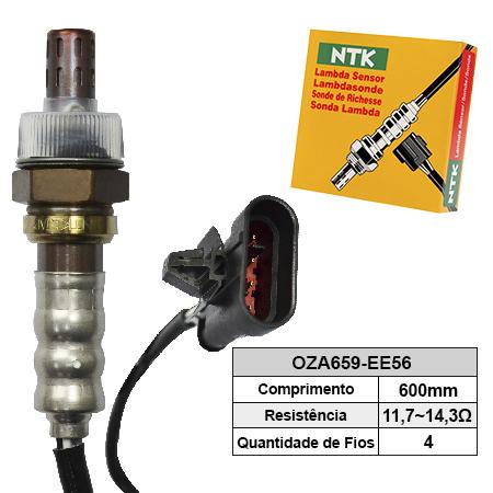 Sonda Lambda (pos) Fiat Linea 09- 1.4 16V TURBO / Ntk OZA659EE56