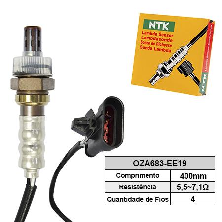 Sonda Lambda Gm Corsa 06-14 1.0/1.41.8 8V CLASSIC PRE/POS / Ntk OZA683EE19