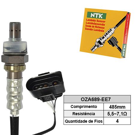 Sonda Lambda (pre) Volkswagen Gol 97- 1.6/1.8/2.0  MI AP / Ntk OZA689EE7