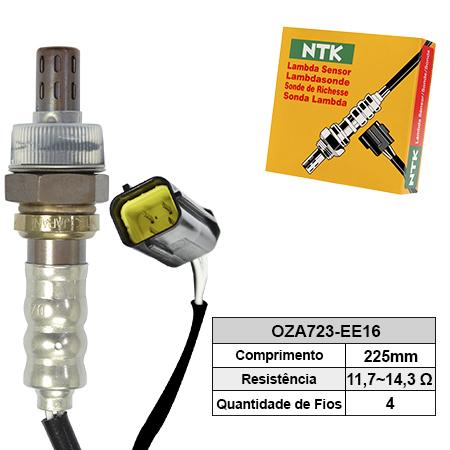 Sonda Lambda (pre) (225 Mm) Hyundai Tucson 04-16 2.0 16V GAS/FLEX / Ntk OZA723EE16