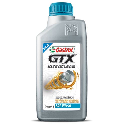 Oleo semissintético Motor Sn 1lt / Castrol 15W40 GTX ULTRACLEAN