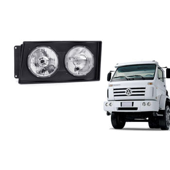 Farol Ld (foco Duplo) (mold Preta) (h1) Volkswagen Titan 05- / Arteb 160632