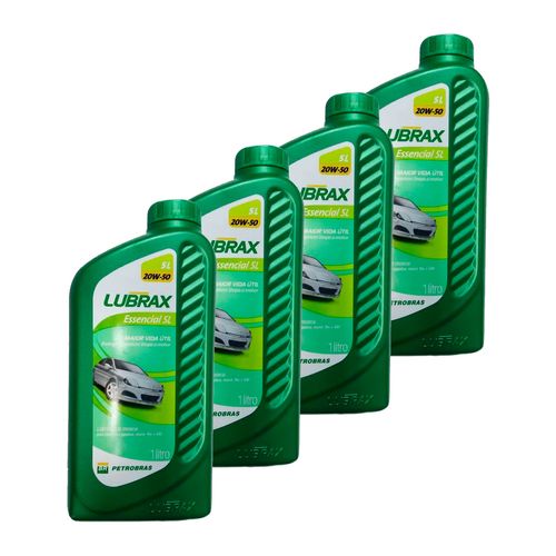 Kit 4 Óleo Motor - 20W50 Essencial SL