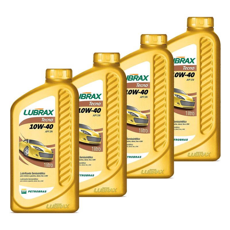 Kit-4-Oleo-10W40-Semissintetico-Lubrax-1L
