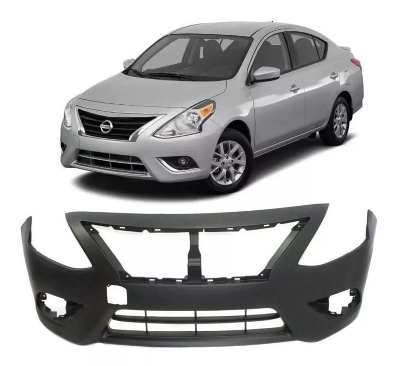 Parachoque-Versa-2012-2013-2014-2015-Nissan-Dianteiro-Novo