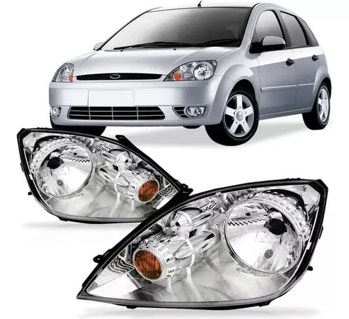 Farol Ford Fiesta 2003 2004 2005 2006 2007 Hatch Sedan