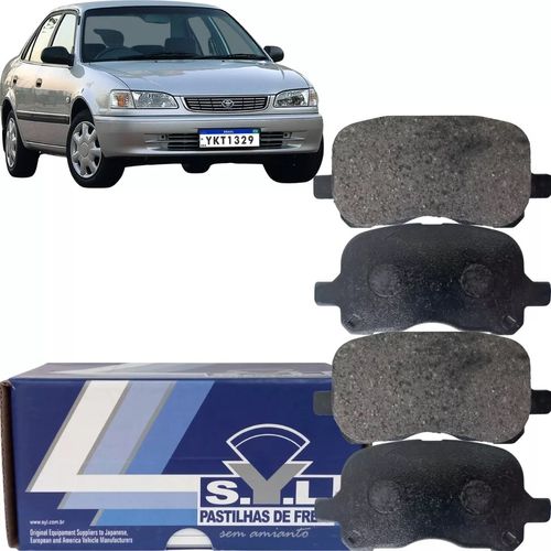 Pastilha Freio Dianteira Toyota Corolla 1998 a 2002 / SYL1393