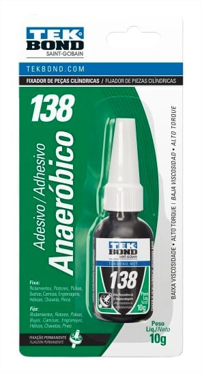 Adesivo Vedante Anaeróbico (Trava Rolamento) 10g - TekBond