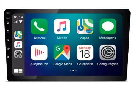 Multimidia 9 Polegadas 2DIN Usb / Aux / Bluetooth - ROADSTAR RS908BR
