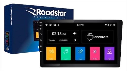 Multimidia 10 Polegadas  Usb / Aux / Bluetooth / Gps - ROADSTAR RS1002BR