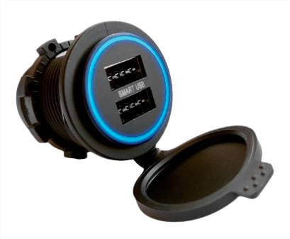 Carregador Tomada Usb adaptador acendedor de cigarro ROADSTAR RS1092UBRMI