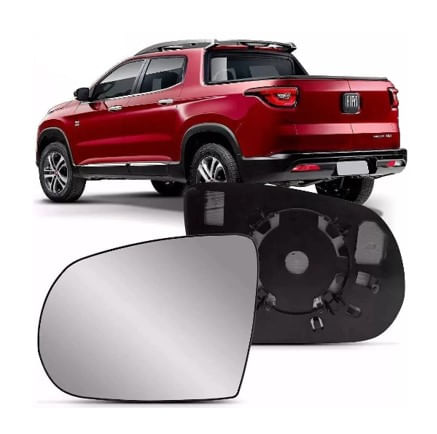 Lente Retrovisor Le (c/base) Fiat Toro 16- / Metagal RTMX27