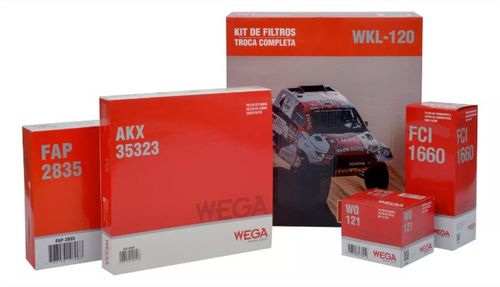 Filtro Kit (troca Completa) Fiat Fastback 22- 1.0 12V TURBO / Wega WKL120