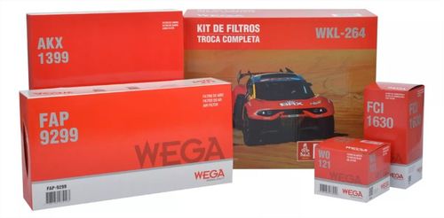 Filtro Kit (troca Completa) Renault Logan 17- 1.0 12V / Wega WKL264
