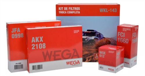 Filtro Kit (troca Completa) Fiat Toro 16-21 18 16V / Wega WKL143