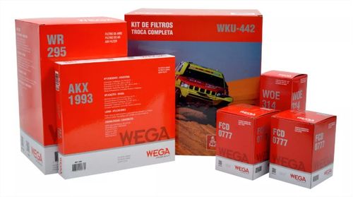Filtro Kit (troca Completa) Gm S-10 12-24 2.8 16V DIESEL / Wega WKU442