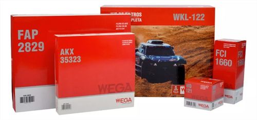 Filtro Kit (troca Completa) Fiat Argo 17- 1.3 8V FIREFLY / Wega WKL122