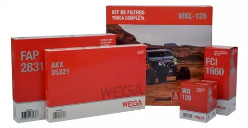 Filtro Kit (troca Completa) Fiat Idea 06-10 1.4 8V FIRE / Wega WKL126