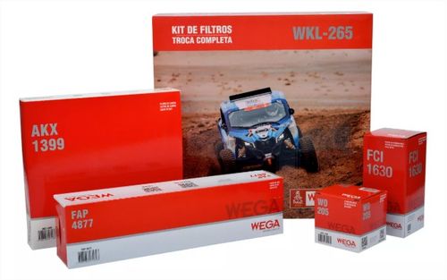 Filtro Kit (troca Completa) Renault Logan 14-17 1.0 8V / Wega WKL265