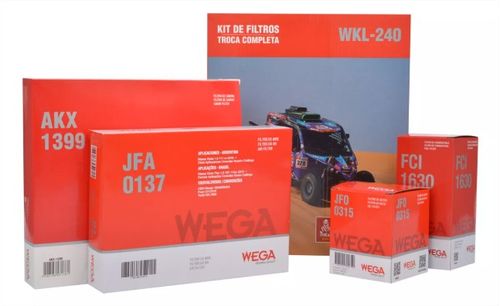 Filtro Kit (troca Completa) Nissan Kicks 16-24 1.6 16V / Wega WKL240