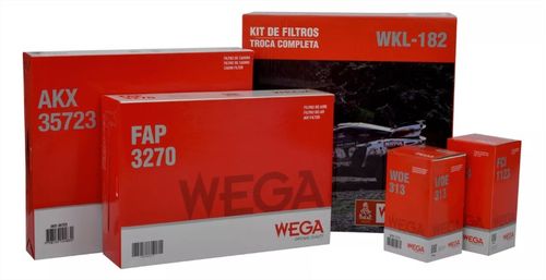 Filtro Kit (troca Completa) Gm Tracker 13-17 1.8 16V / Wega WKL182