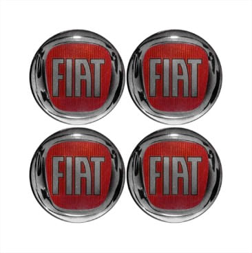 Emblema Calota - FIAT 48MM/CAL0002 - Sport Inox - Universal