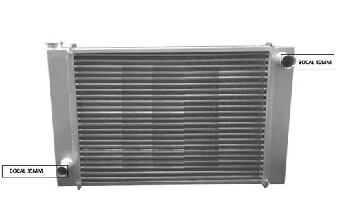 Radiador de Água Alumínio Import Mec R2600806 GM D20 1985 a 1987 Diesel